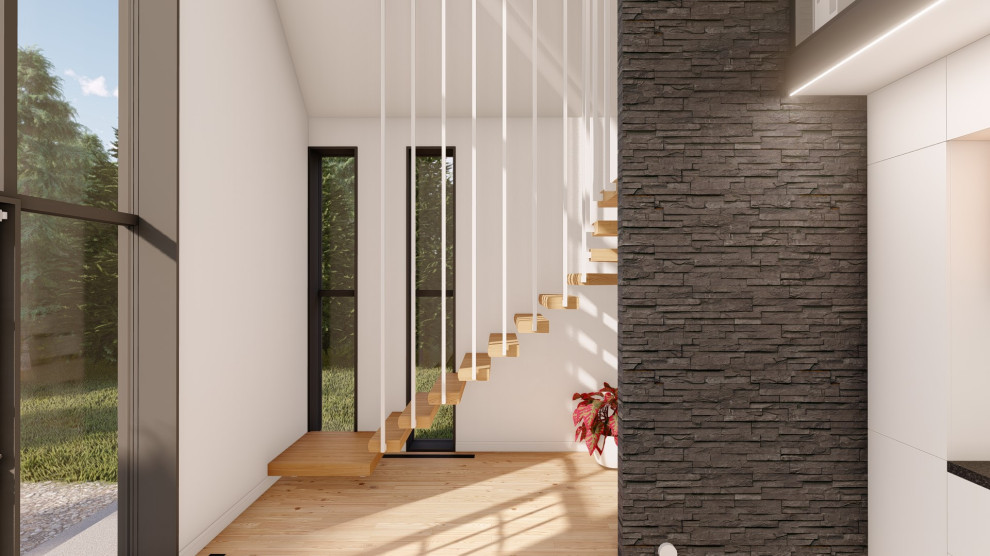 Интерьер для проекта Barn House