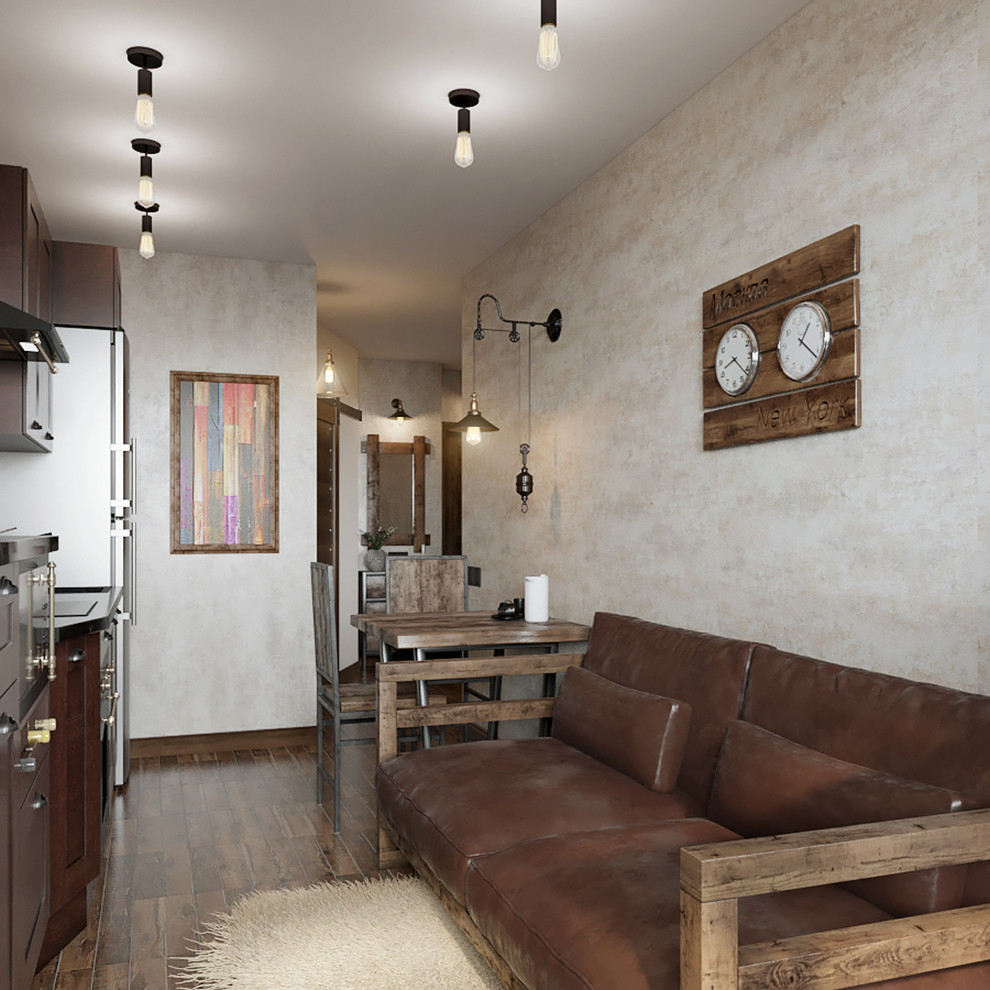 Однокомнатная квартире в стиле лофт