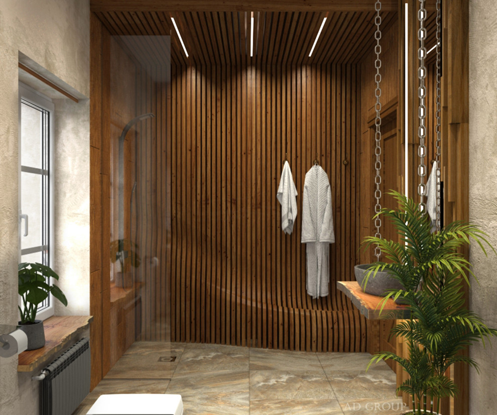 Банный комплекс в стиле Шале