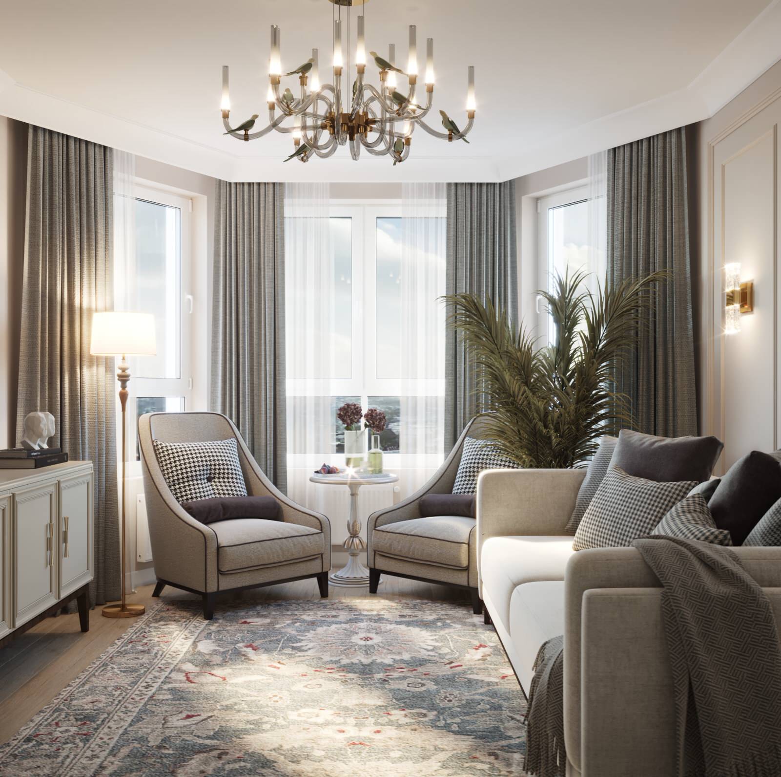 Обложка проекта: Гостиная 2024