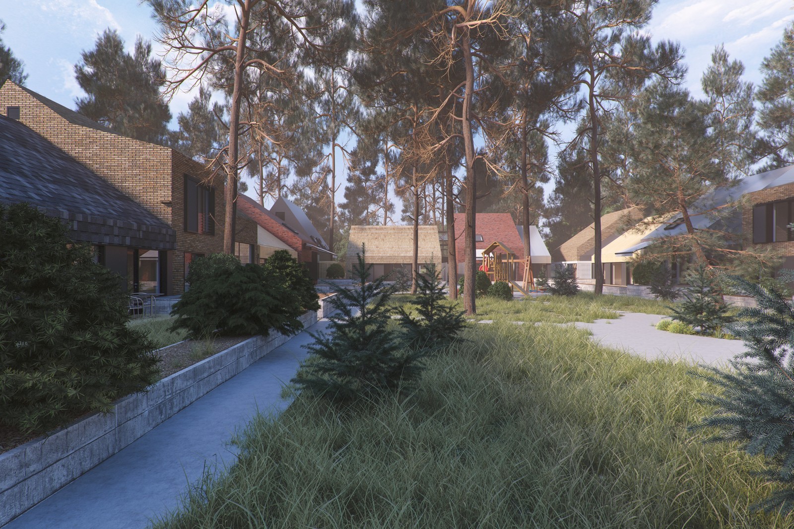 ПРОЕКТ СОВРЕМЕННОГО МАЛОЭТАЖНОГО ЖИЛОГО КВАРТАЛА