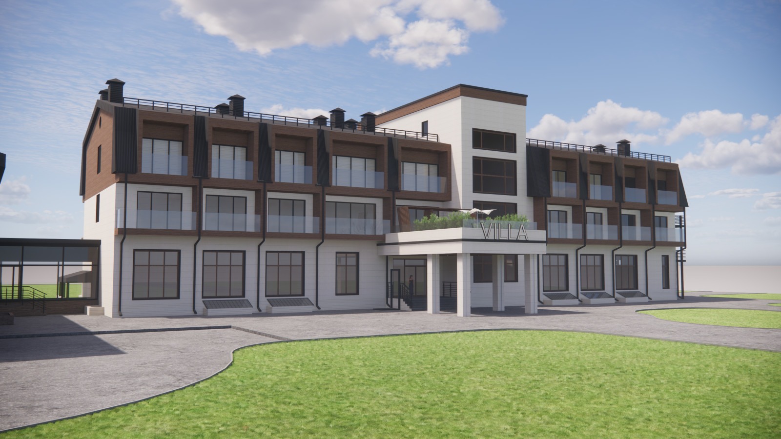 Обложка проекта: Загородная база отдыха