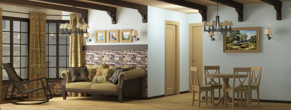 Проект дома с интерьером