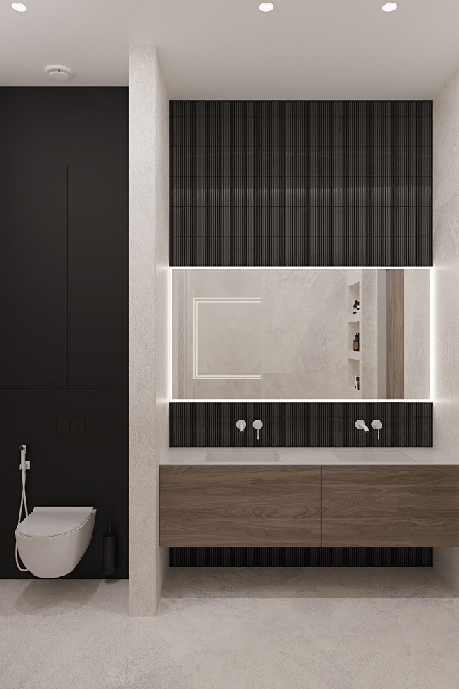 Дизайн интерьера квартиры 160м2 в Хамовниках