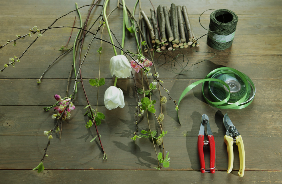 DIY: Оригинальный букет из живых цветов своими руками