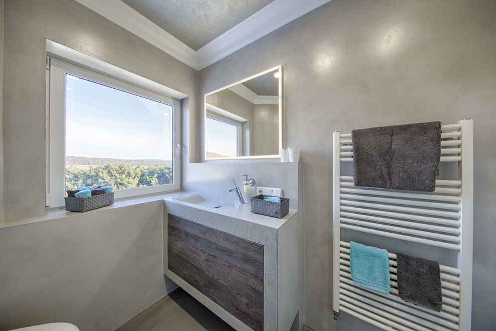 Микроцемент Topciment во влажных помещениях