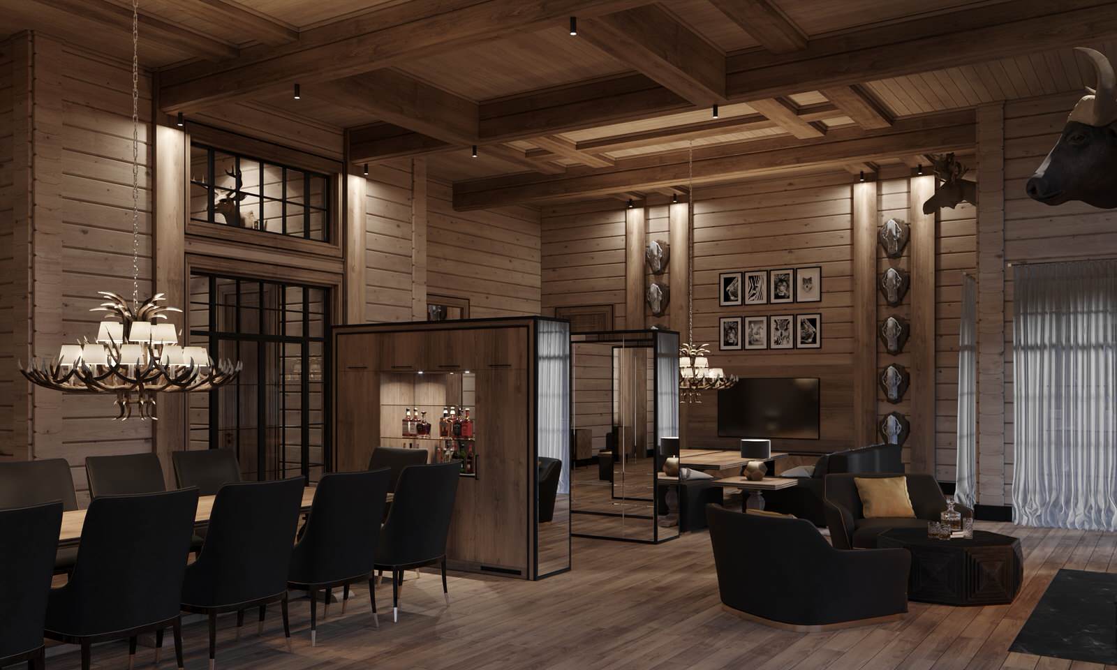 Загородный дом в стиле шале