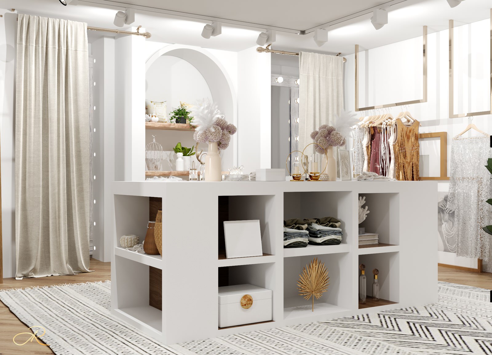 Дизайн проект для магазина украшений "Island Soul". Moscow