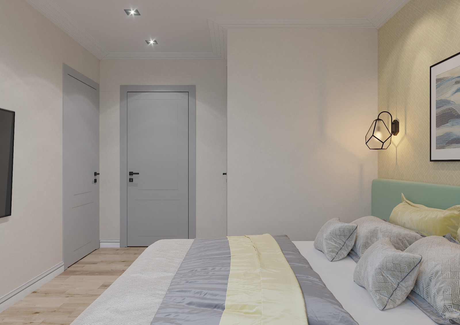 Яркая квартира для дождливого города