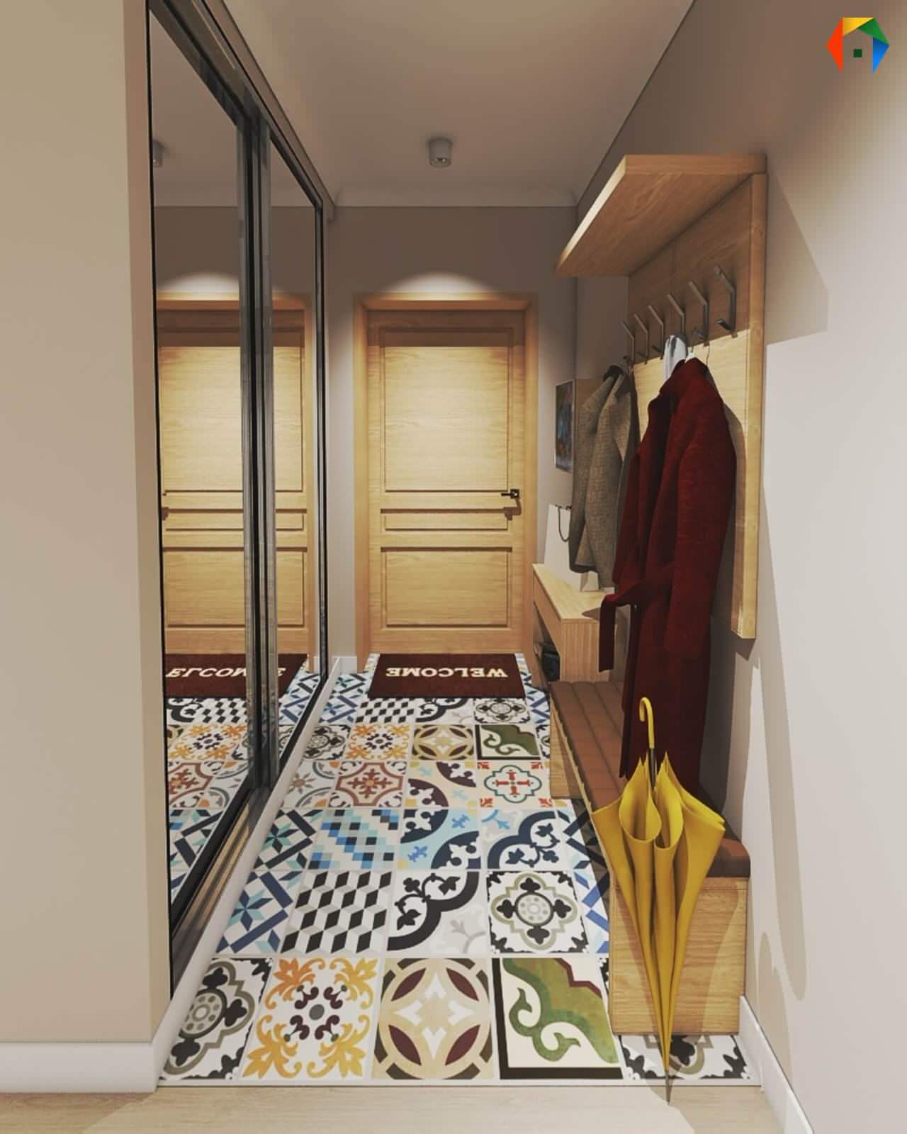 Березовая аллея. Дизайн проект двухкомнатной квартиры