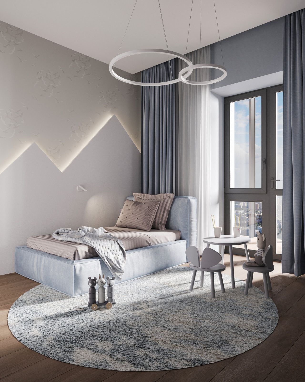 Blue room