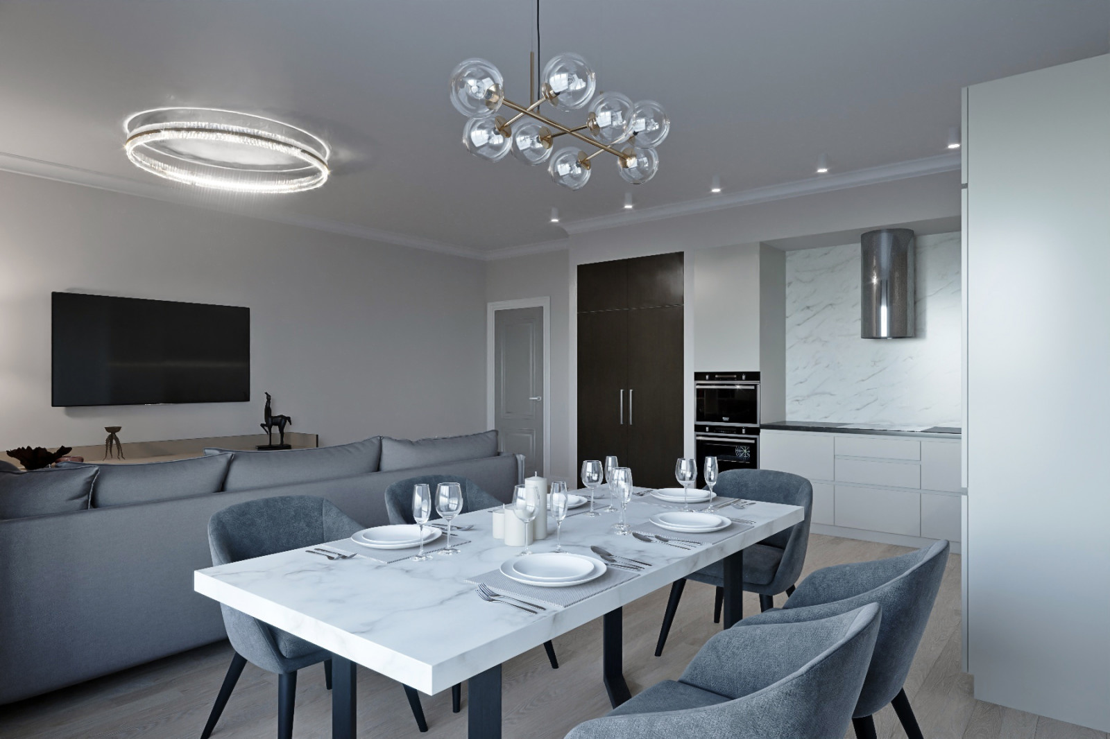 Квартира на Ботанической. Гостиная