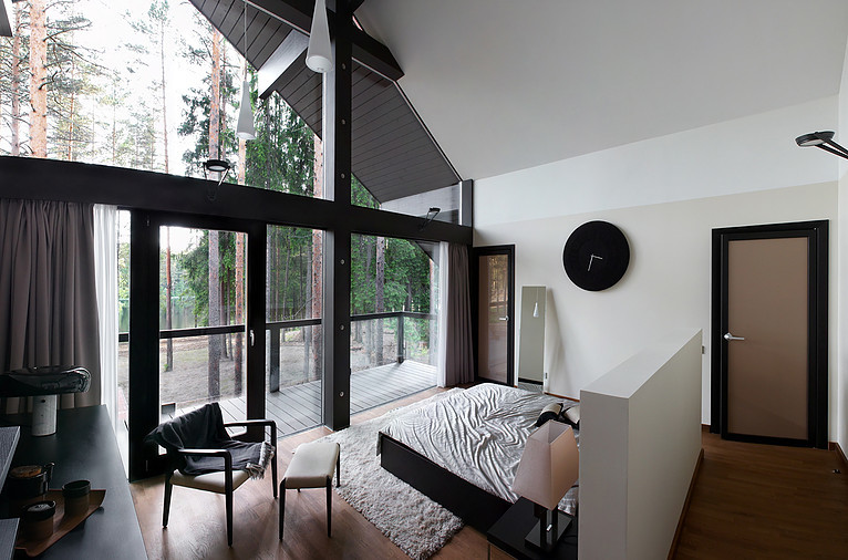 Интерьеры жилого дома в Карелии