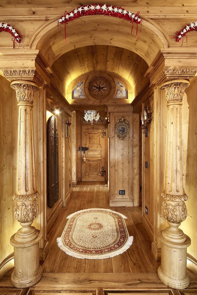 Houzz Италия: Искусство инкрустации в небольшом шале