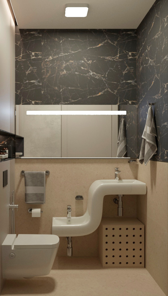 Дизайн интерьера квартиры 82 м.кв.