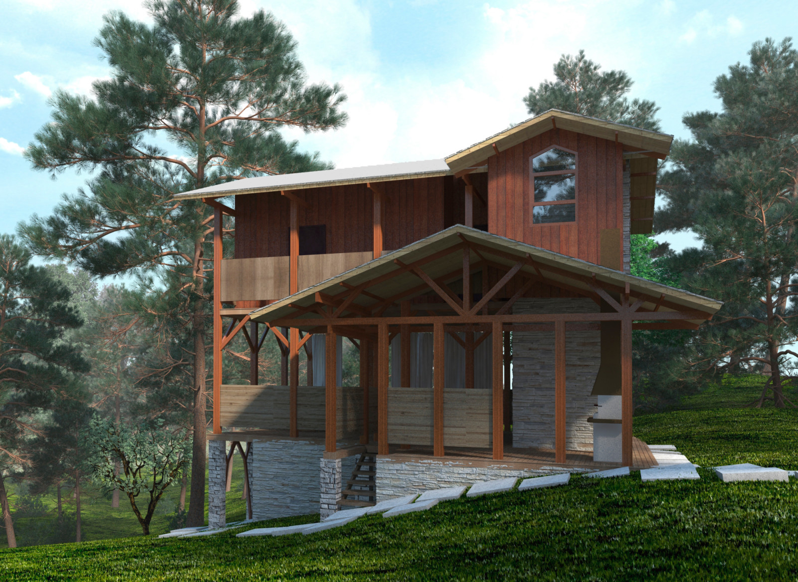 Гостевой летний дом