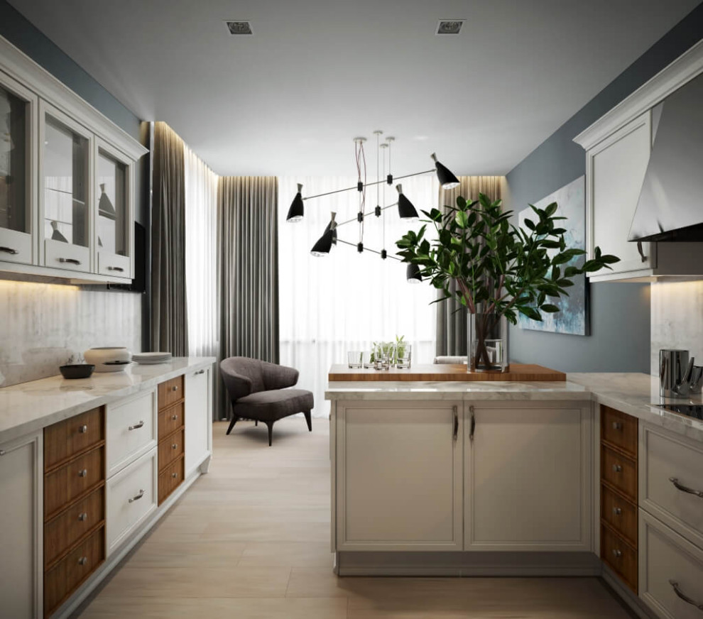 Дизайн квартиры 180 м2 на Кутузовский проспект