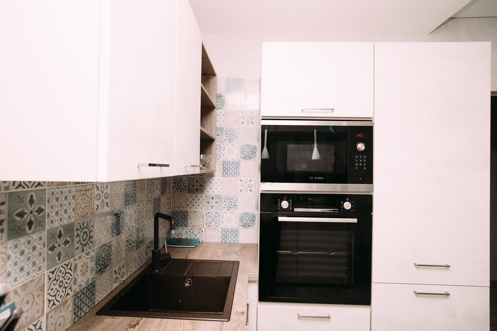 Белый бетон - Дуб Хафельланд