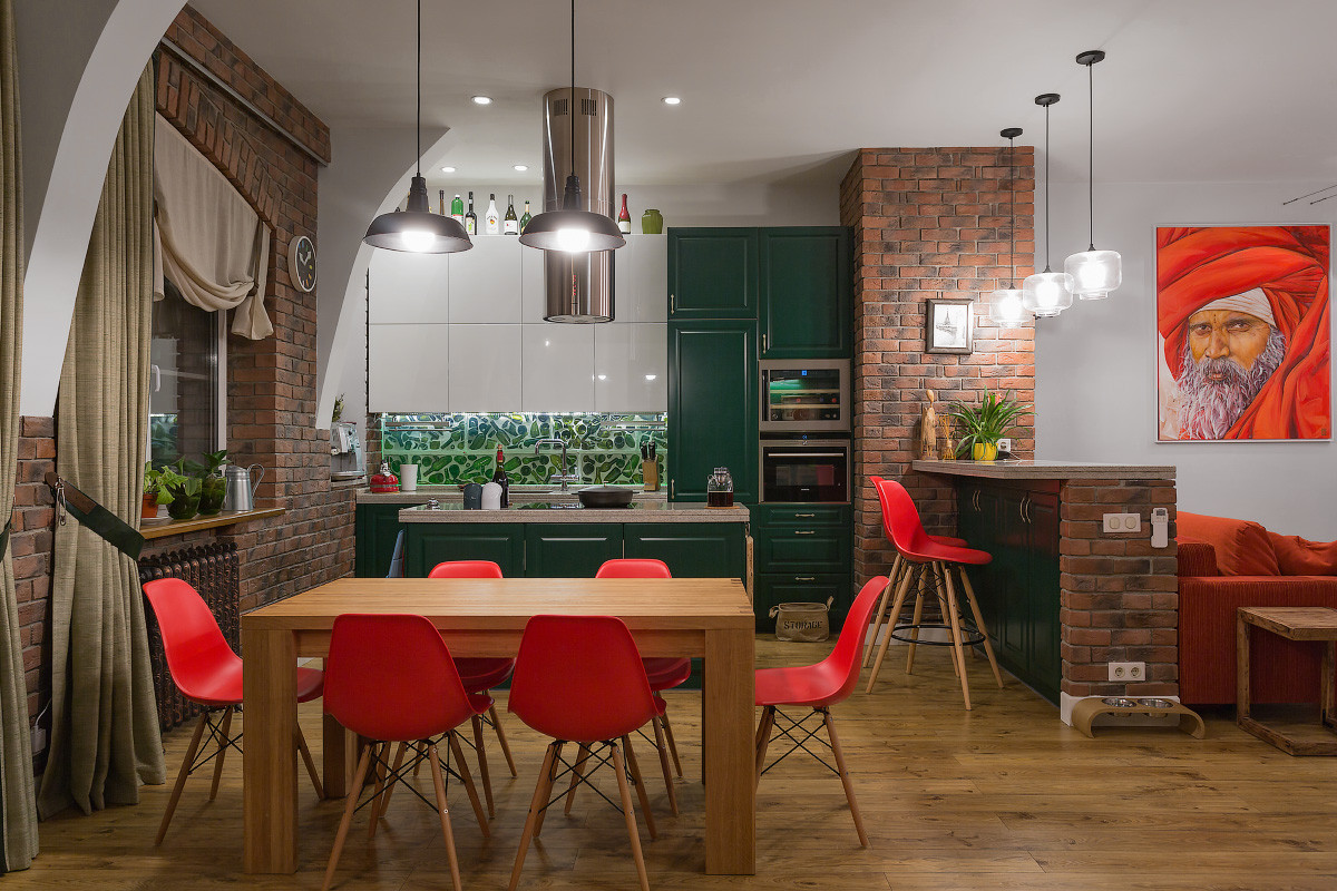 Замечательная двухуровневая квартира с фантастическим детским этажом