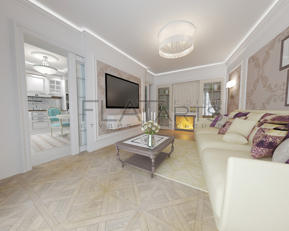 Дизайн 3-ной квартиры в стиле арт деко