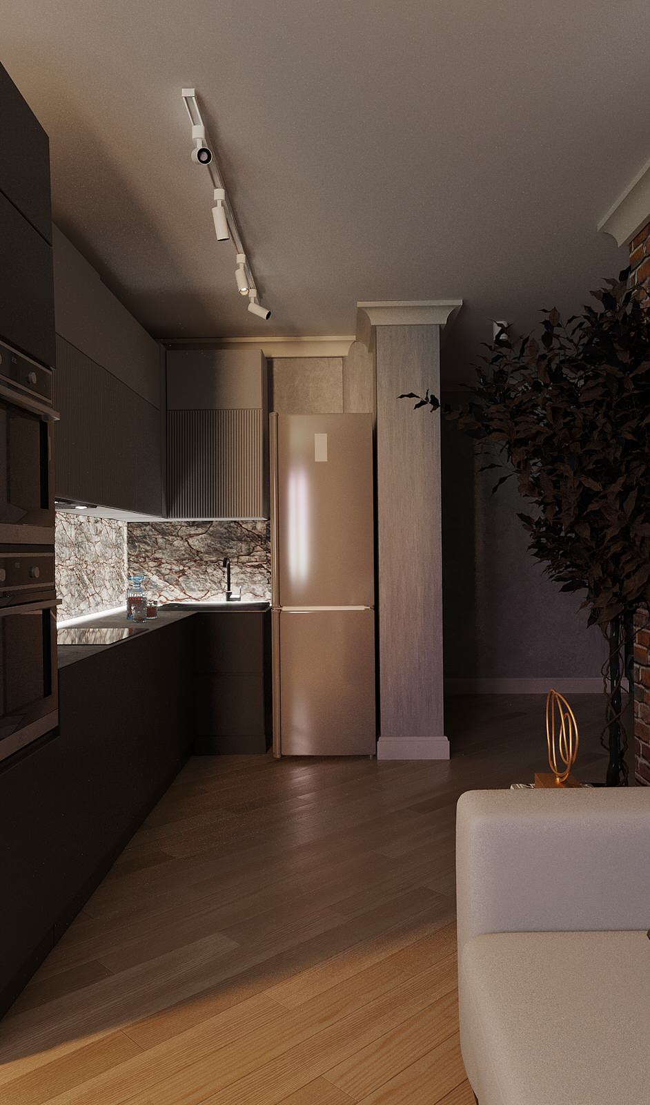 Кухня-гостинная