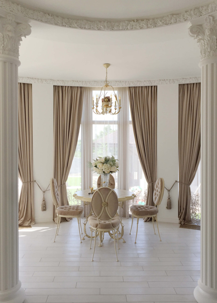 Дизайн интерьера дома в классическом стиле. Реализованный проект.