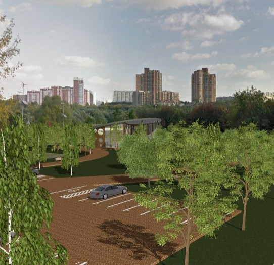 павильон с рестораном