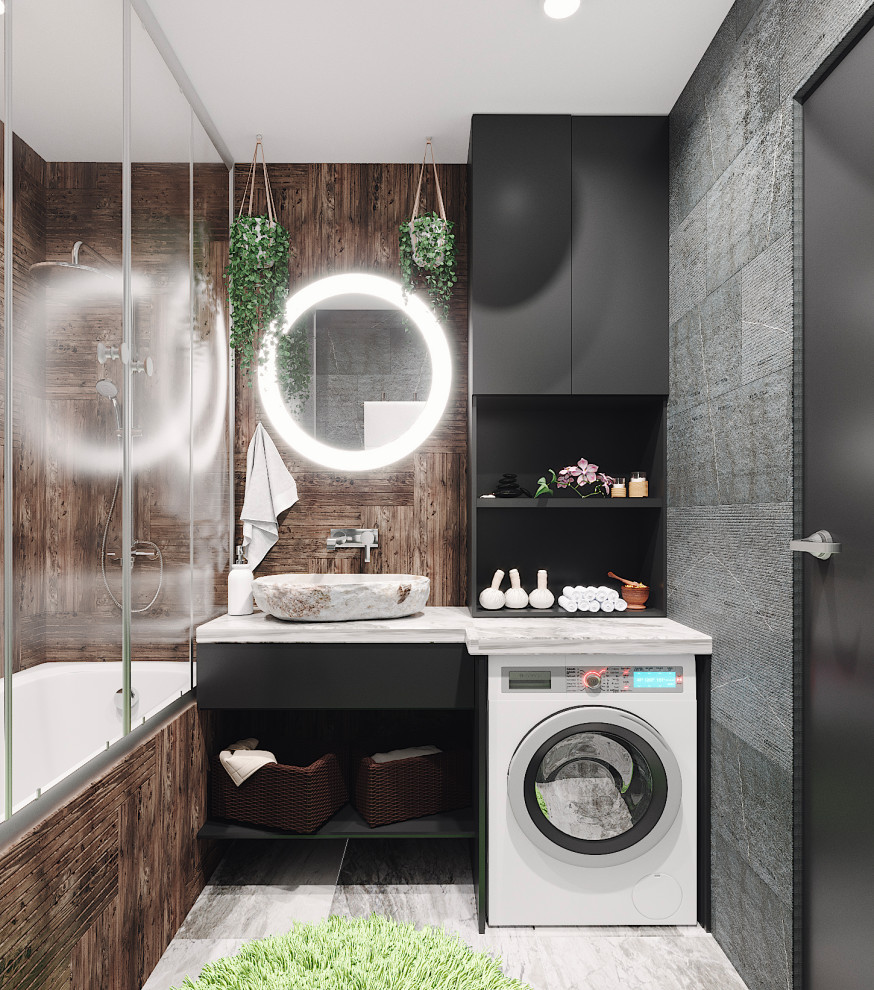 Обложка проекта: 3-ком. квартира в стиле фьюжн