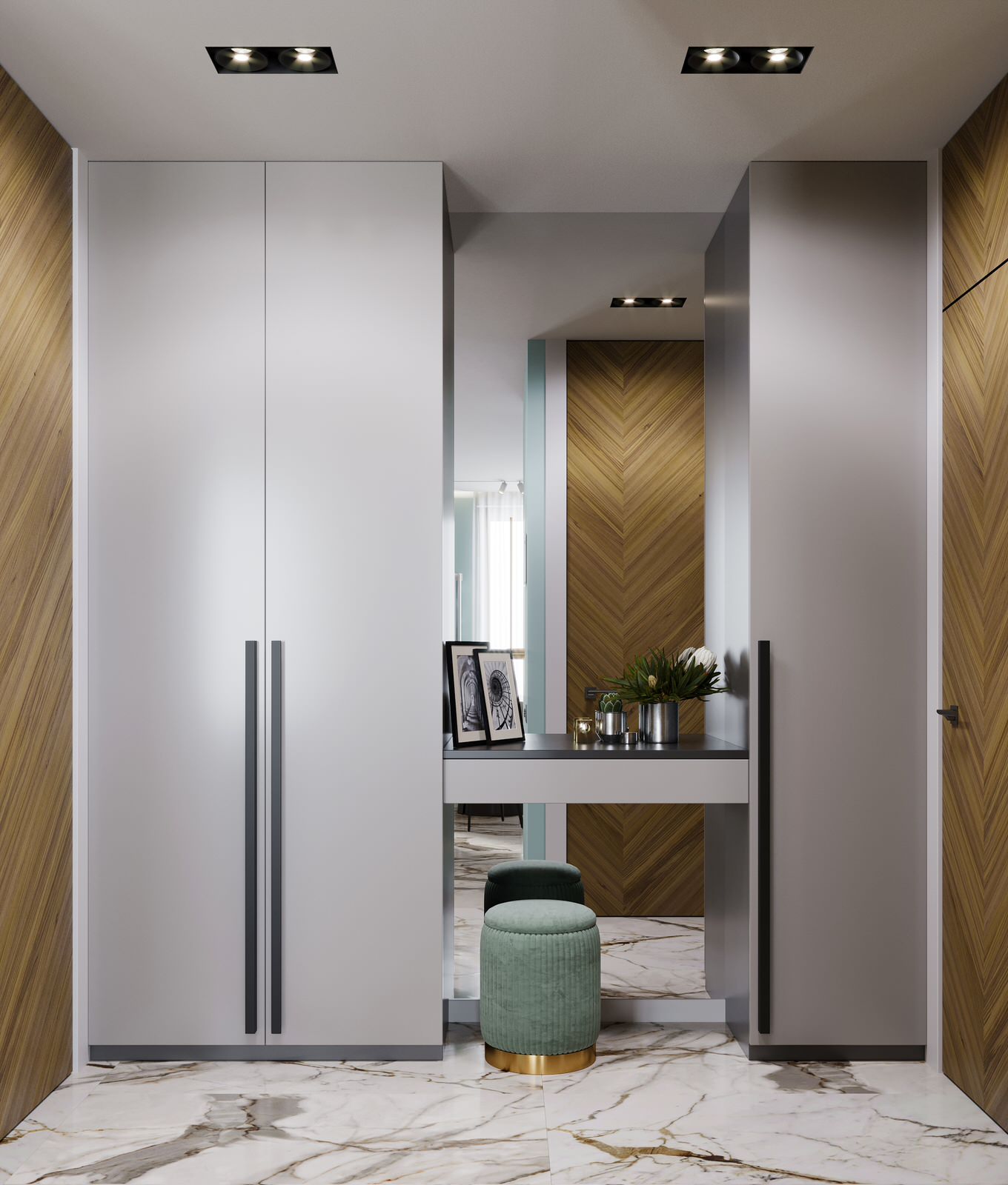 Интерьер квартиры в ЖК "Новый Лесснер", 60м²