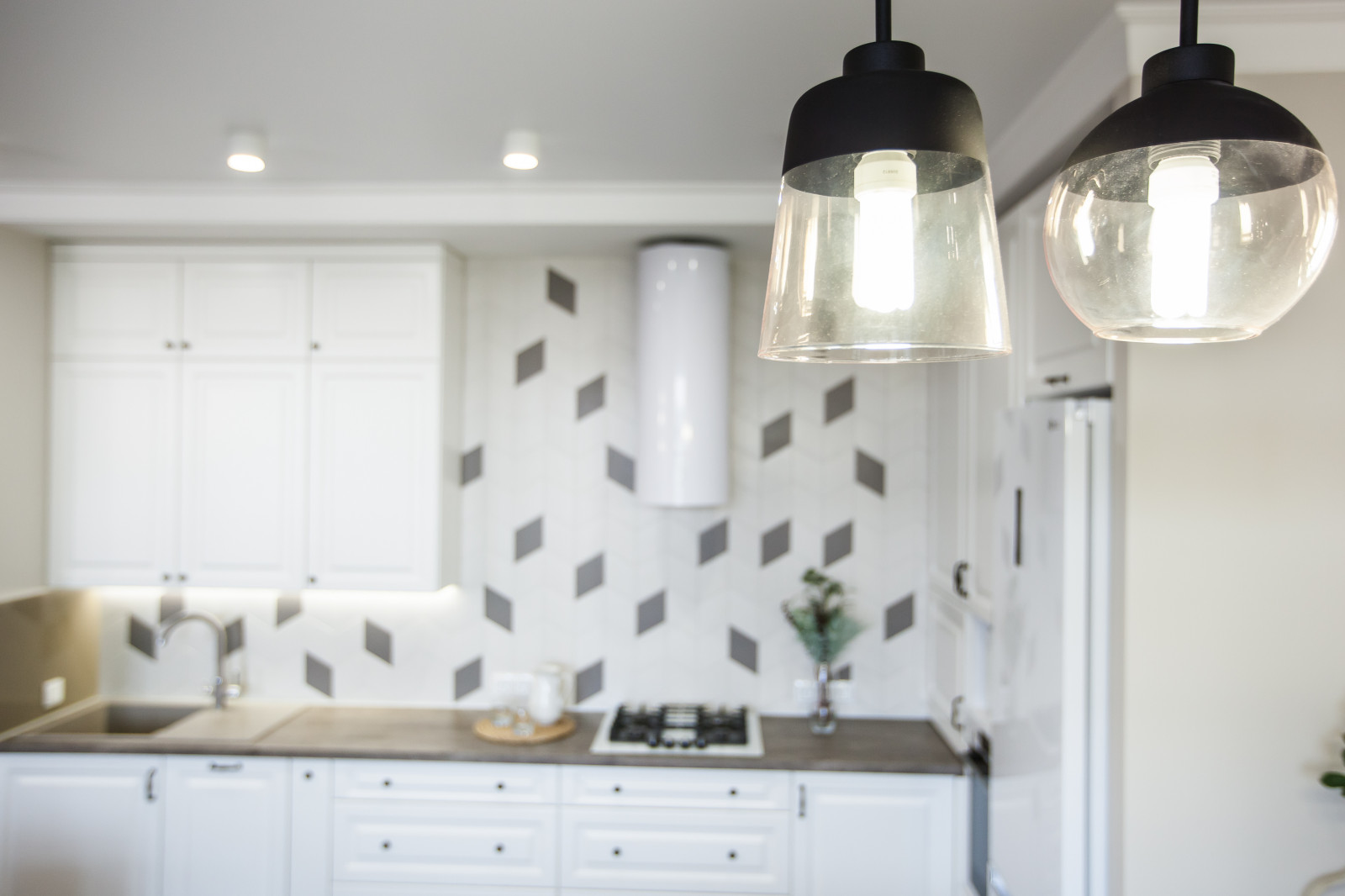 Белоснежная кухня из "Атмосферы Уюта"