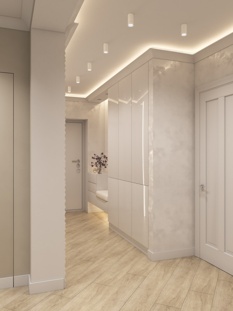 Интерьер квартиры 70 кв.м. для семьи с двумя детьми