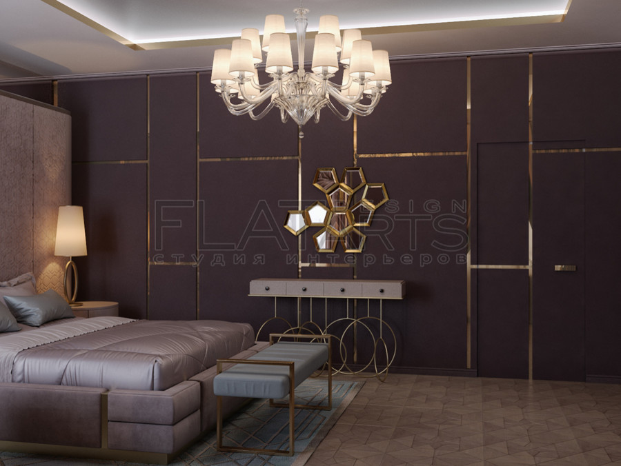 Арт-деко. Дизайн 4-ной квартиры 188кв.м