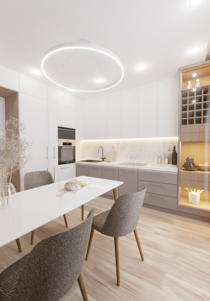 Обложка проекта: Квартира ЖК 5 столиц. Кухня