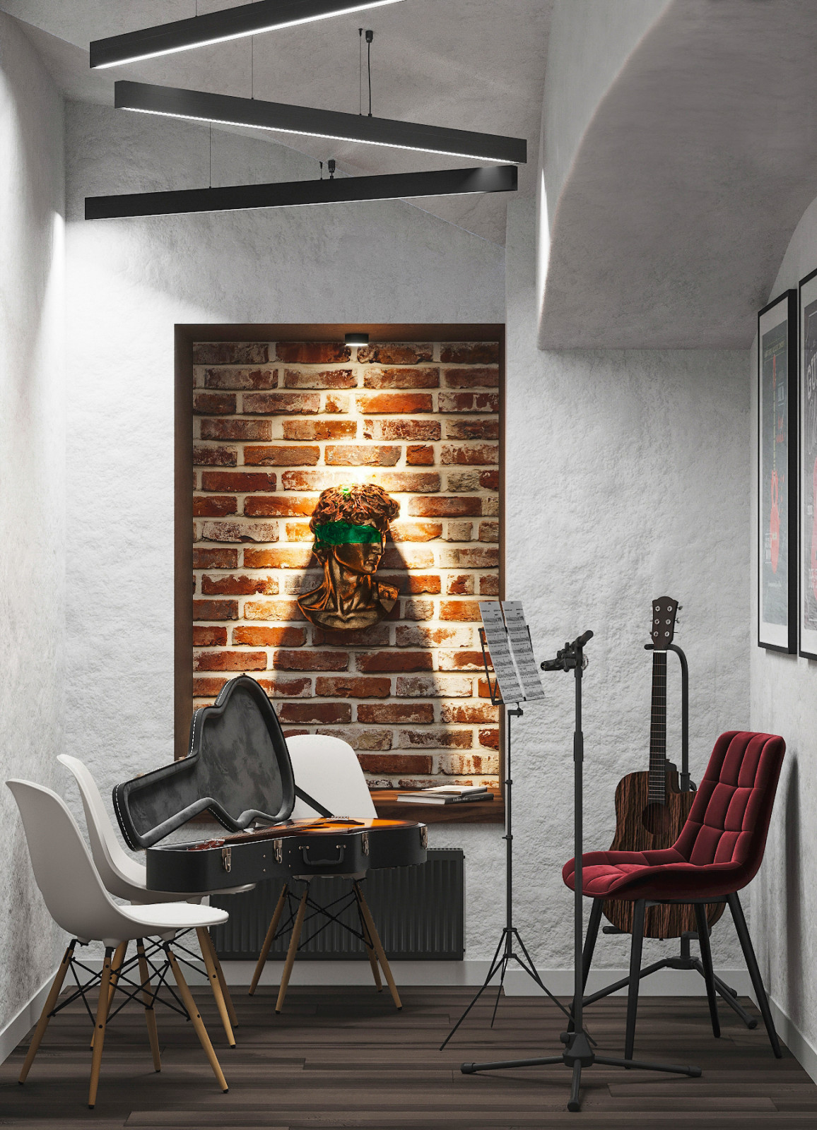 Обложка проекта: Студия вокала в Москве, 80 м2