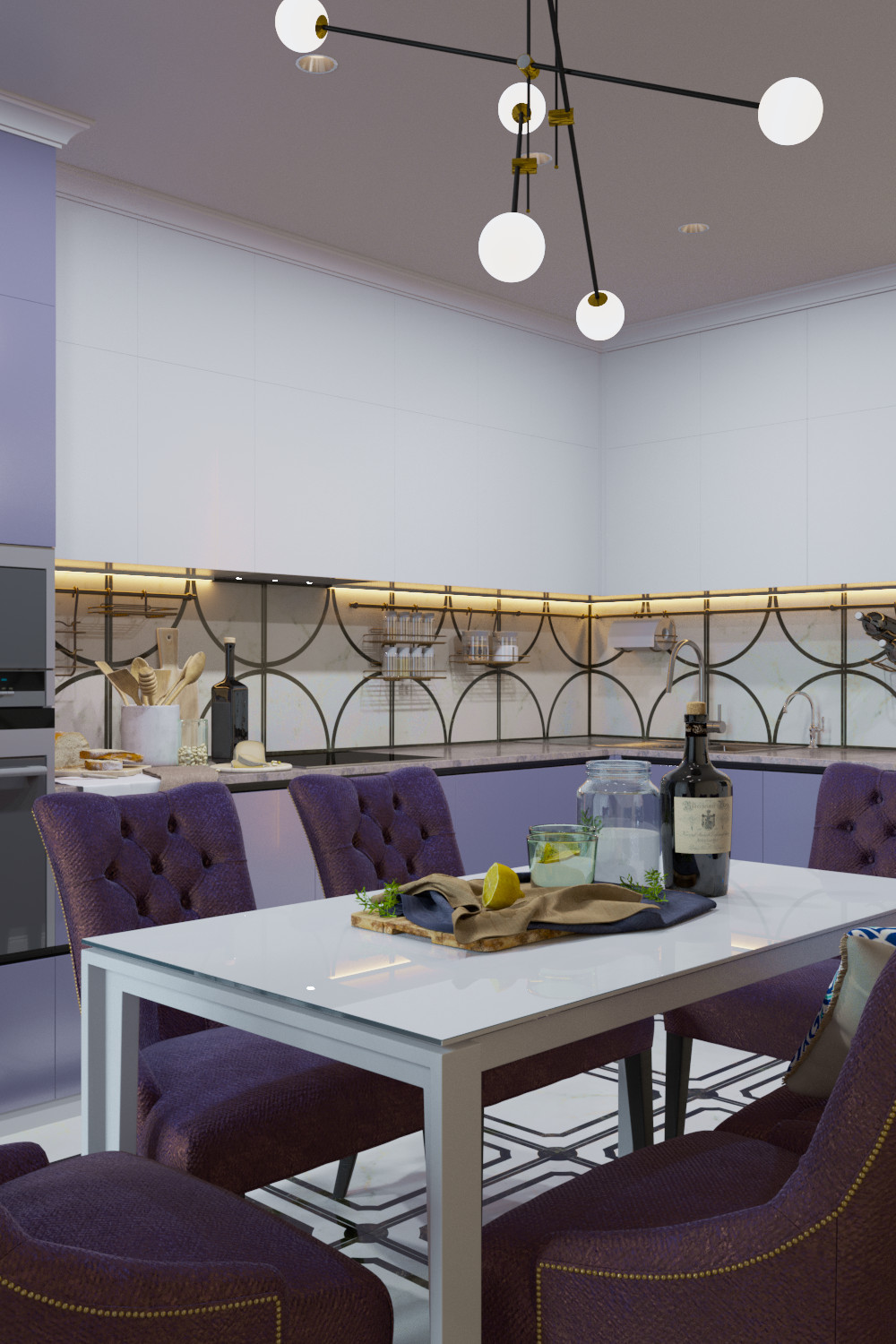 ЖК Бриз 3-х комнатная квартира (Дизайн проект)