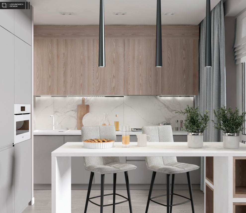 Дизайн квартиры ЖК "Минск Мир" г. Минск 43 м2