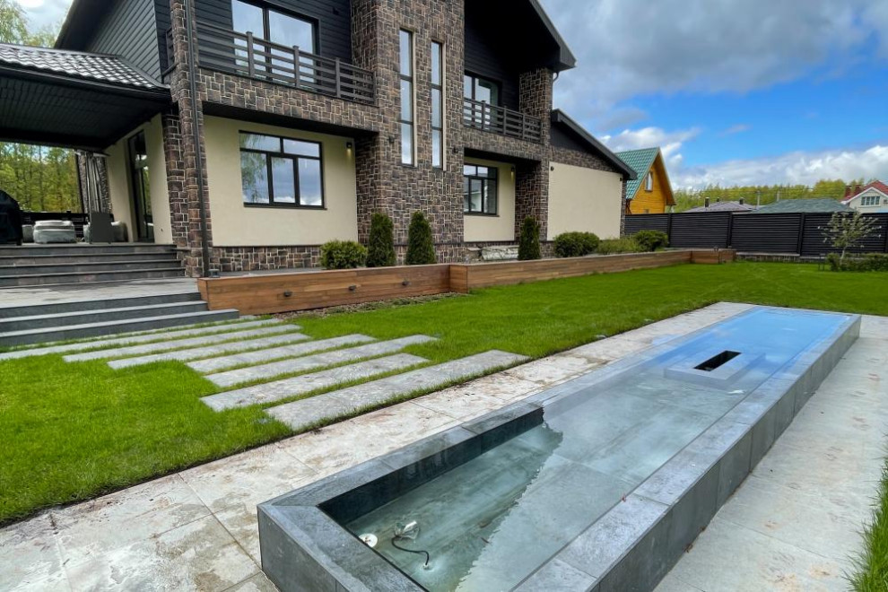 Сад, построенный в к.п. Серебряные Ключи 2