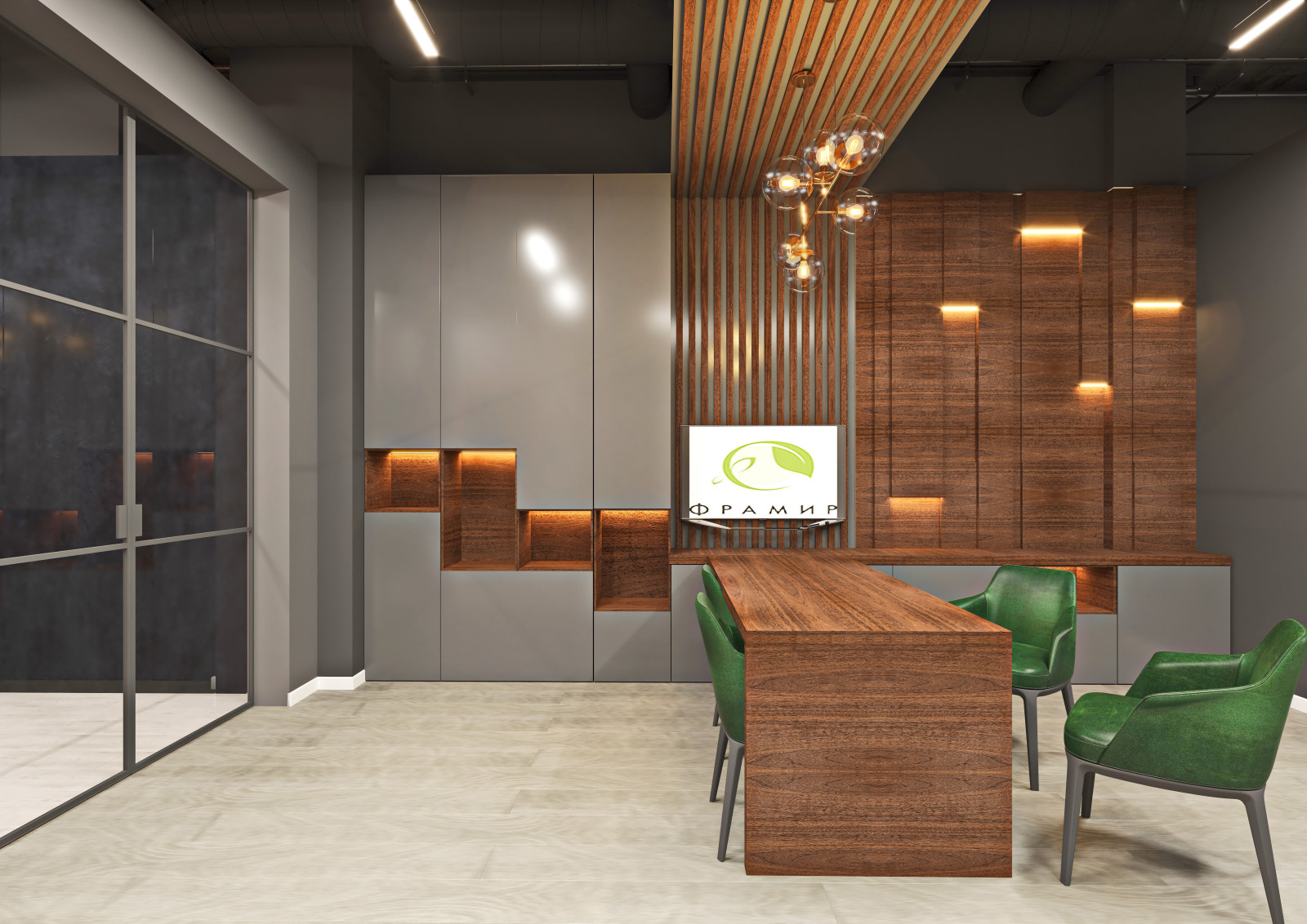 Дизайн салона дверей в Ростове