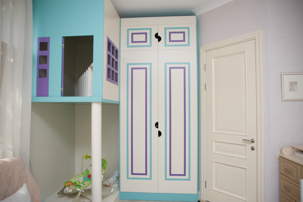 Детская комната. Мебель изготовлена по собсвтенным эскизам