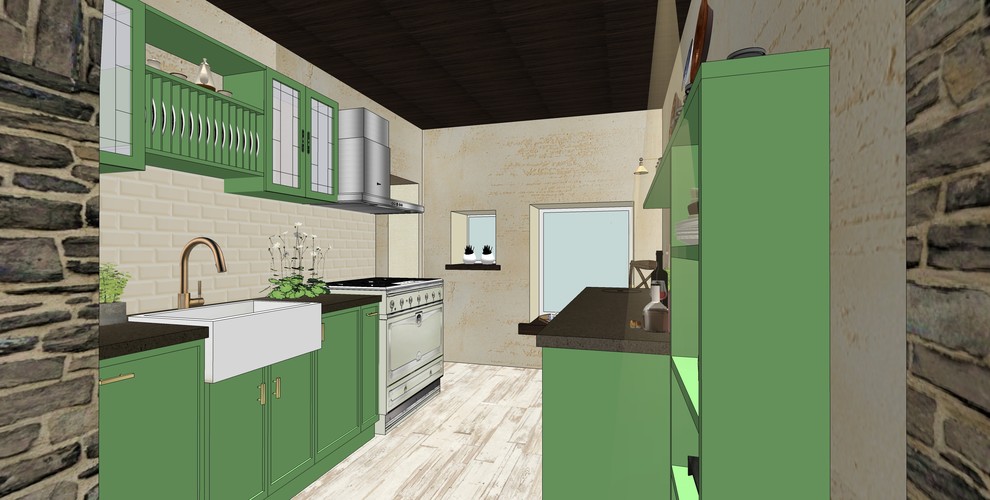 Интерьер 200-летнего дома в Люксембурге