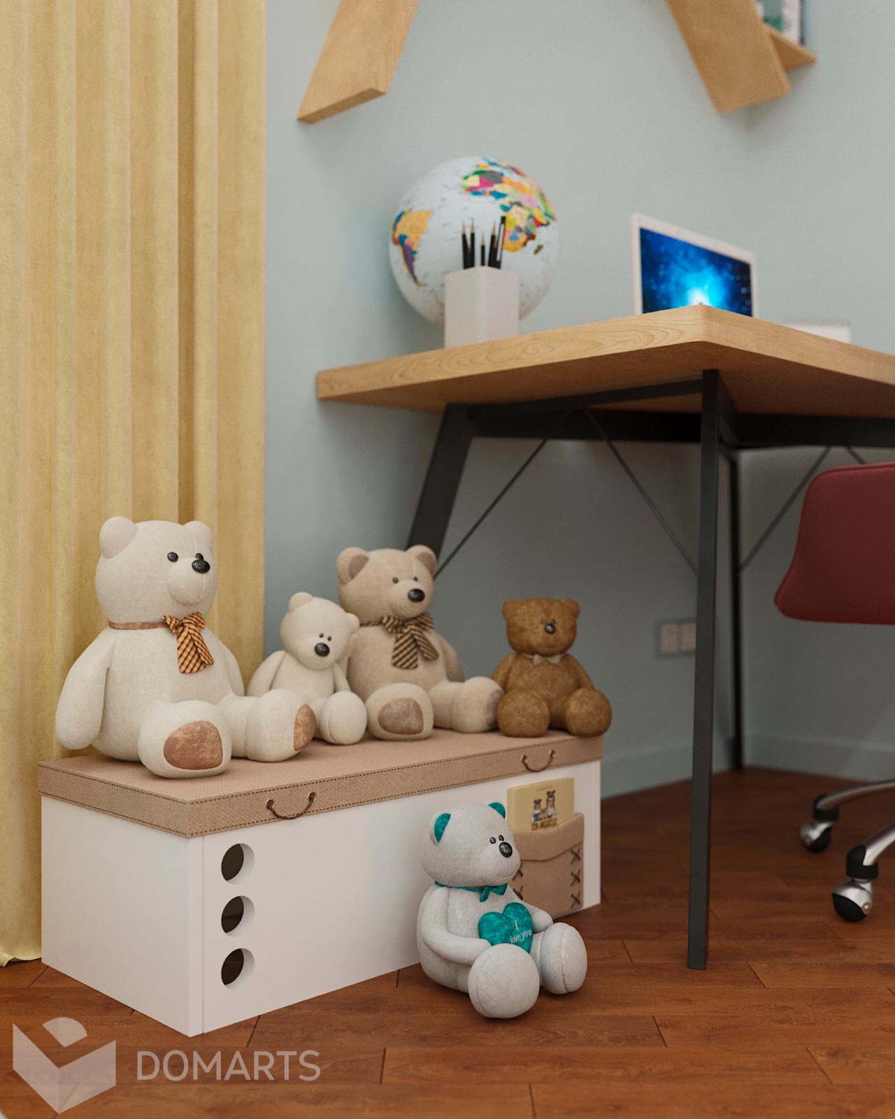 Детская для ребёнка 13,5 м2