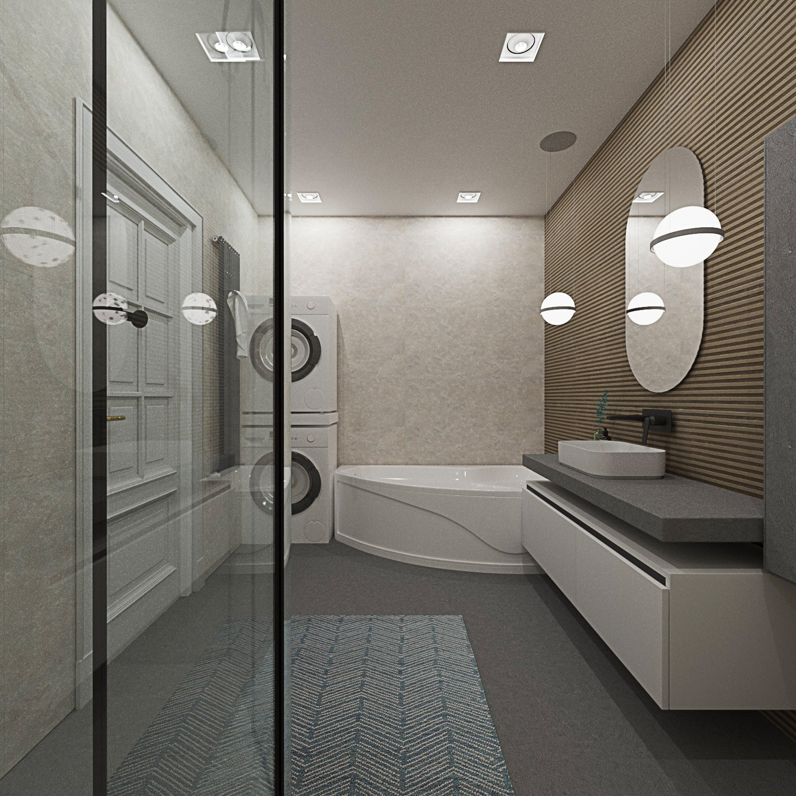 Квартира mid-century modern