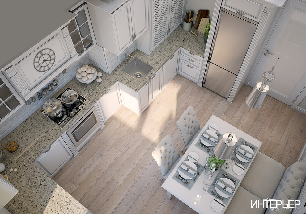Обложка проекта: Кухня в стиле современная классика