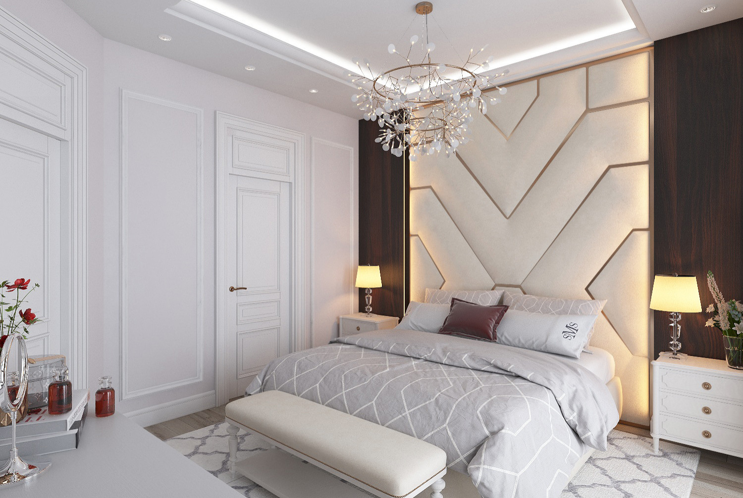 Квартира в современной классике в ЖК Дом Композиторов