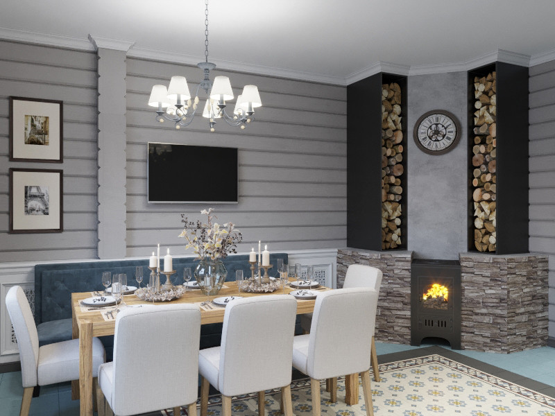 Дом из бруса "для родителей"