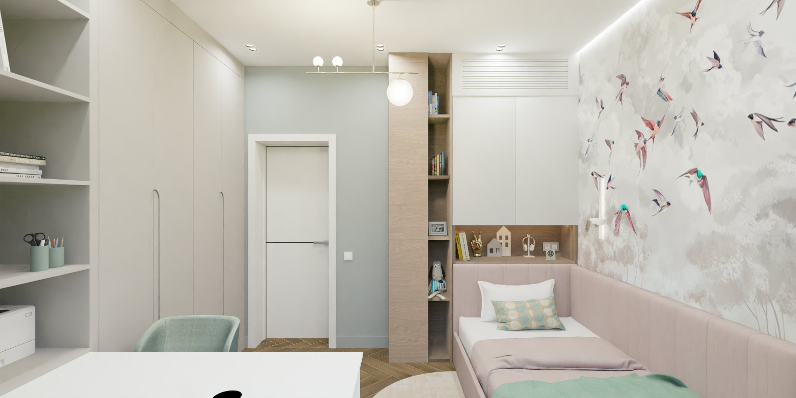 Загородный одноэтажный дом в современном стиле