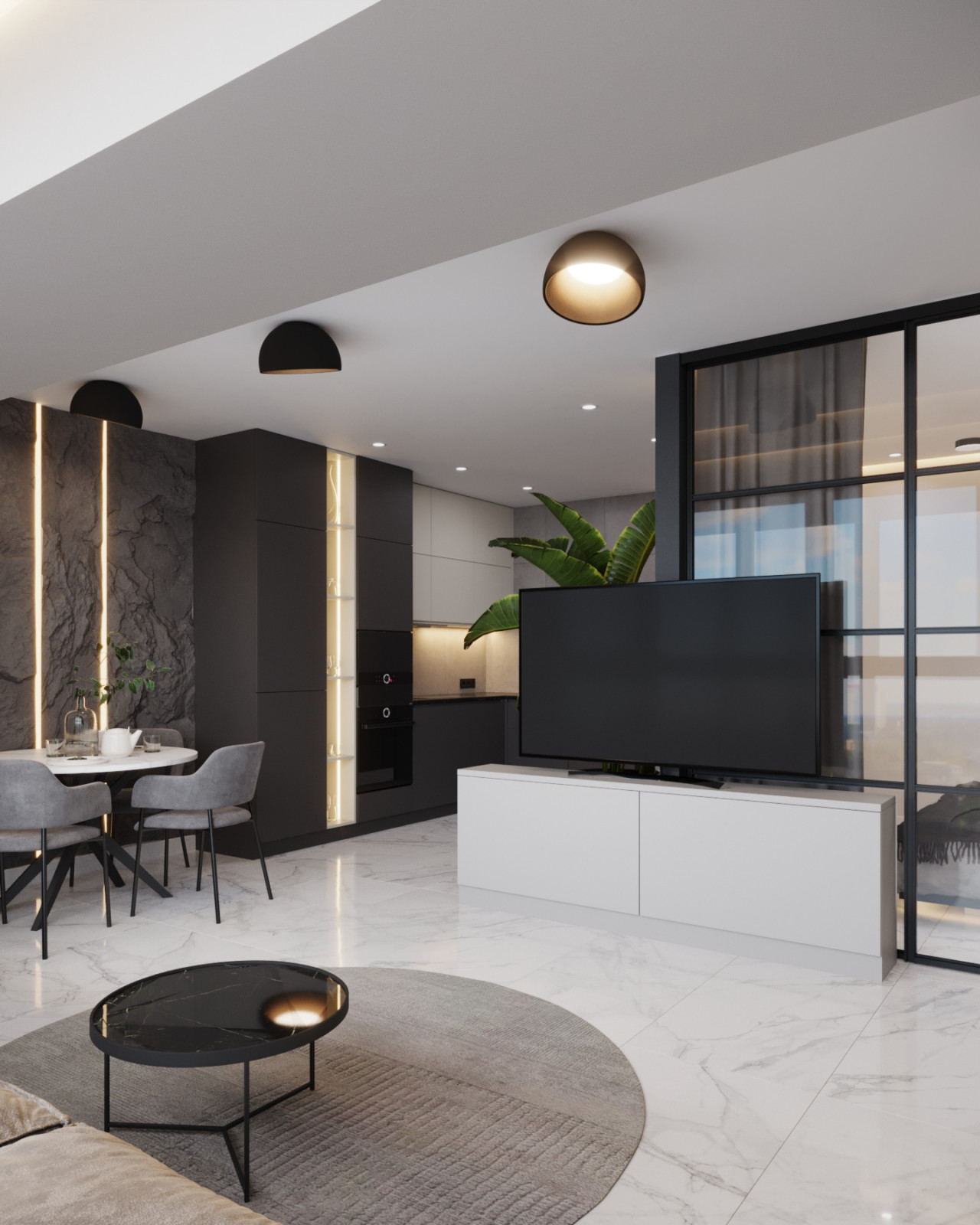 Дизайн-проект квартиры в современном стиле