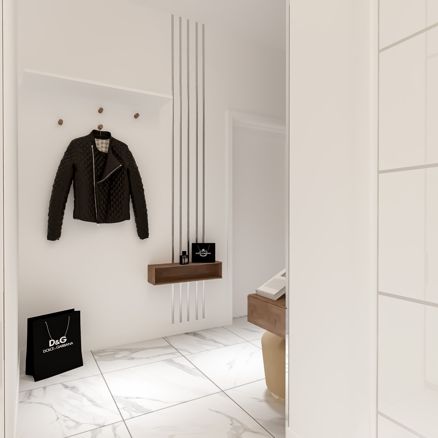 Обложка проекта: 2020. 13. 10. Проект дизайна интерьера квартиры (коридор)