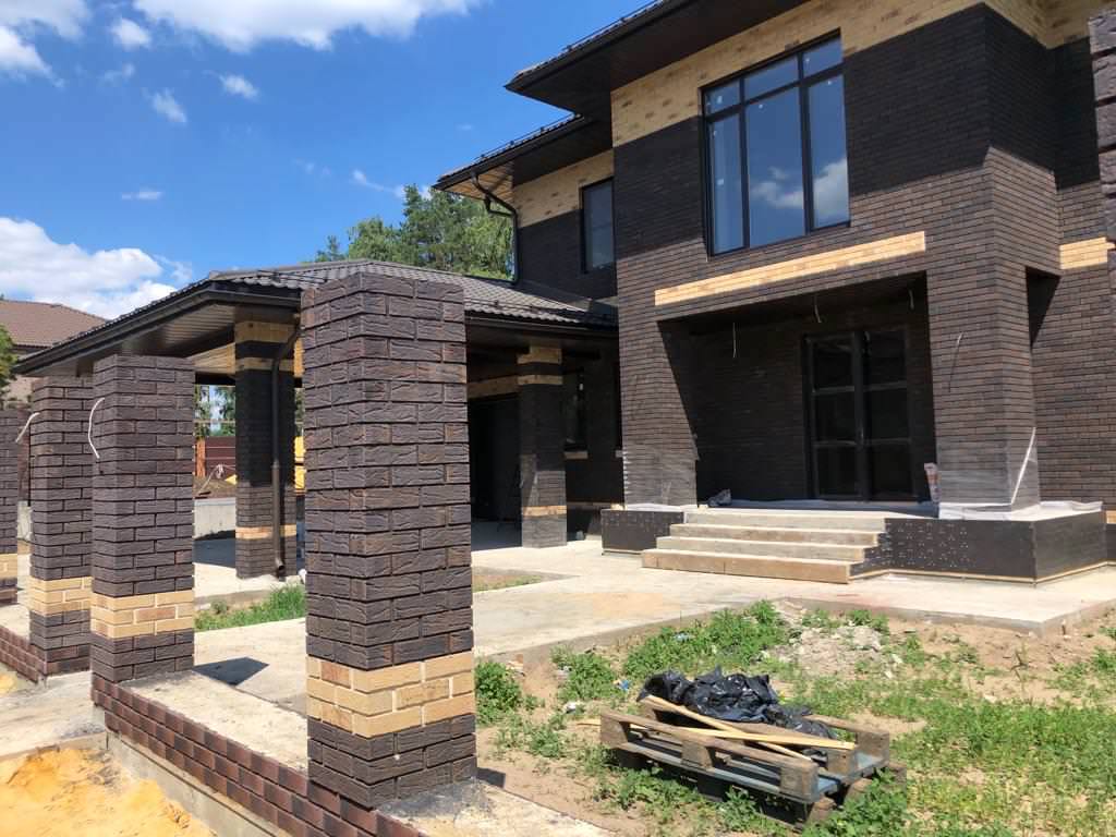 Загородный жилой дом в Московской области.