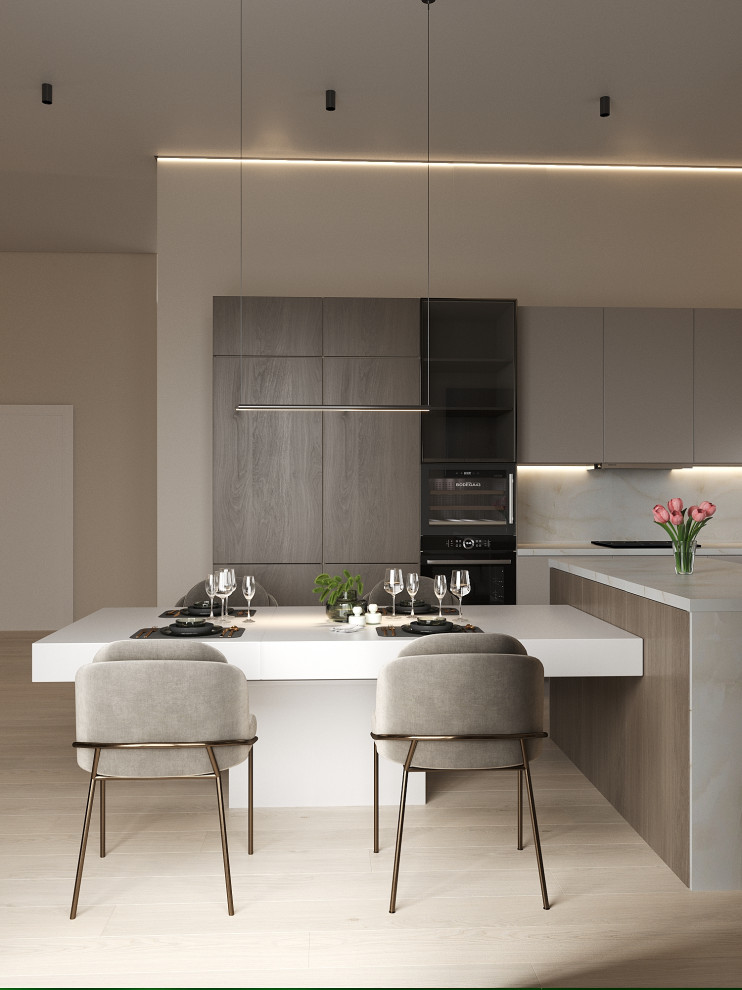 Обложка проекта: Визуализация Кухня-Гостиная